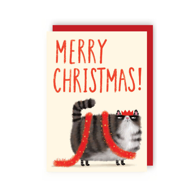 Merry Christmas Cat Christmas Card