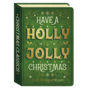 Holly Jolly Book Christmas Card