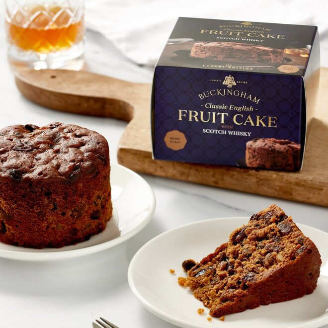 Buckingham Classic English Fruit Cake with Scotch Whisky 280g