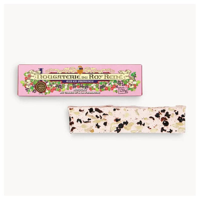 Le Roy Rene Blackcurrant & Raspberry Nougat Bar