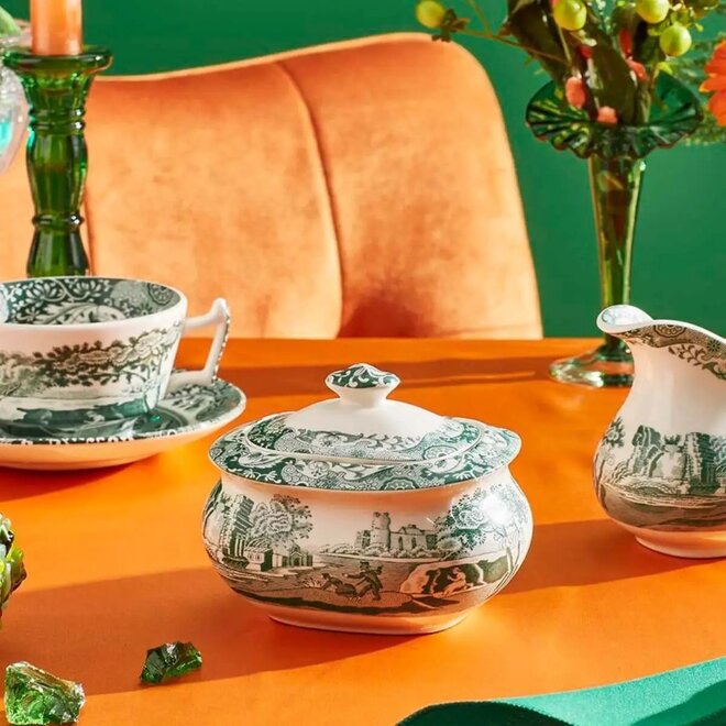 Green Italian Sugar Bowl
