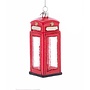 Noble Gems British Phone Booth Glass Ornament
