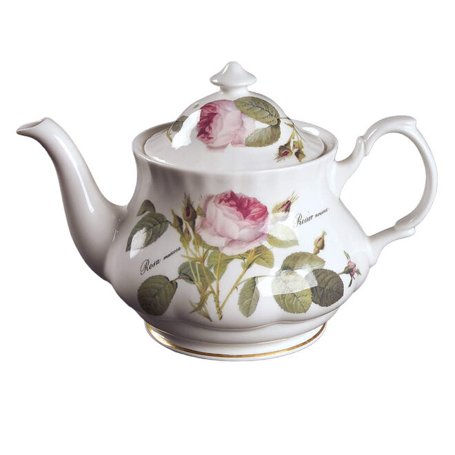 Redoute Rose Teapot