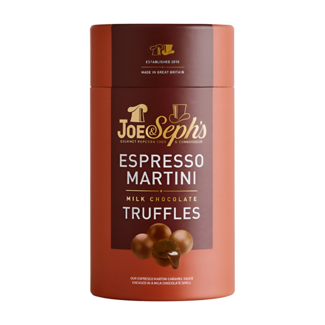 Joe & Seph's Espresso Martini Milk Choc Truffles 100g