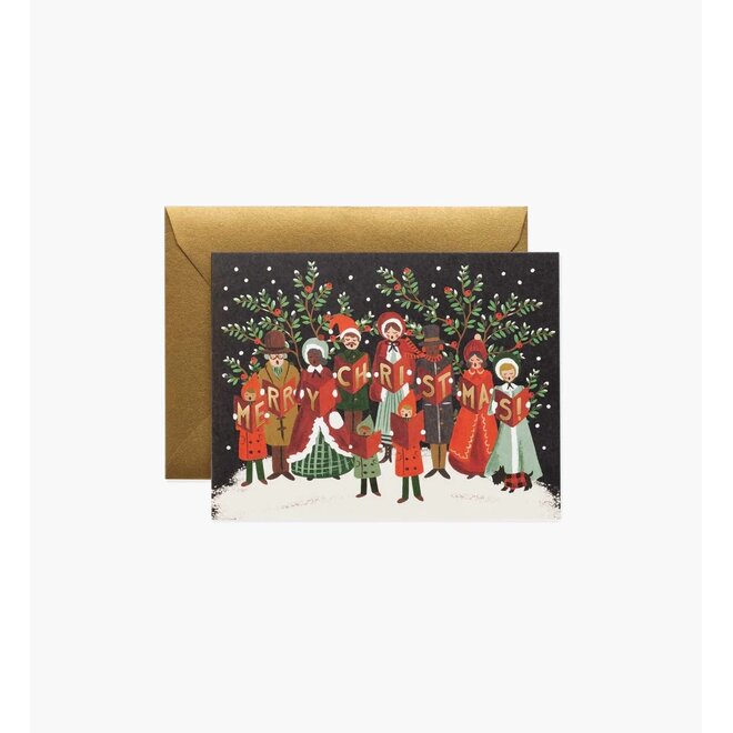 Christmas Carolers Boxed Christmas Cards