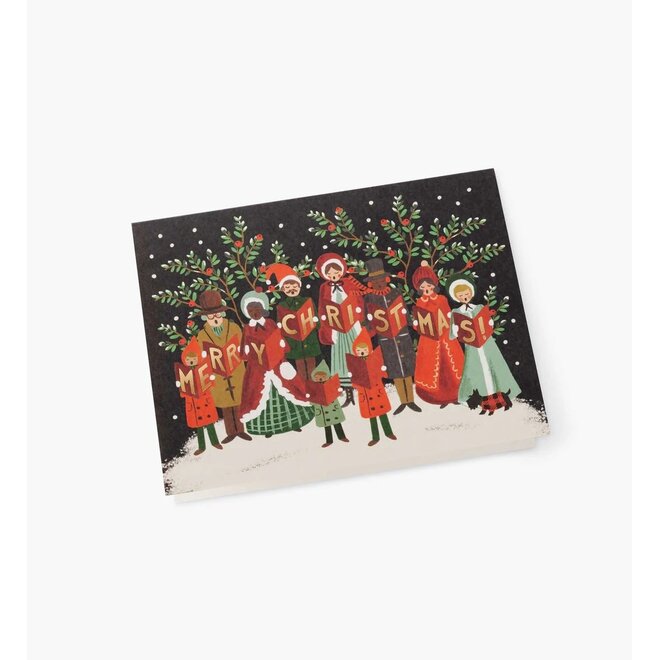 Christmas Carolers Boxed Christmas Cards