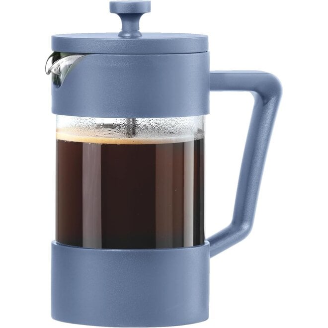 Oggi 5 Cup Borosilicate Glass French Press (Blue)
