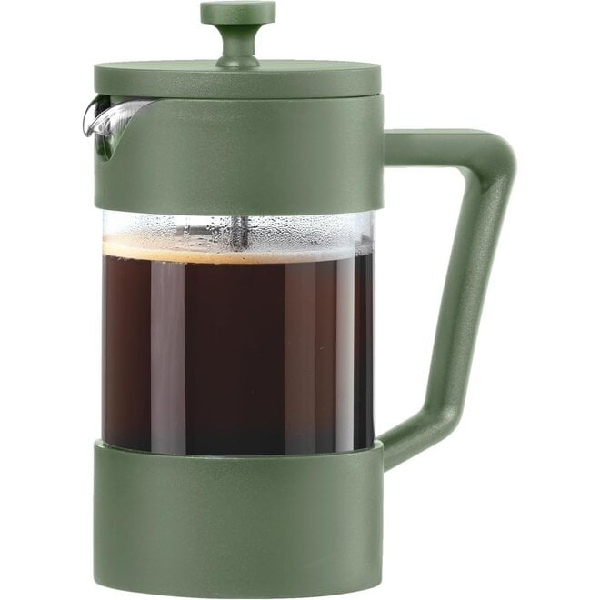 Oggi 5 Cup Borosilicate Glass French Press (Green)