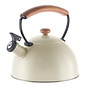 Oggi 1.9L Whistling Tea Kettle with Wooden Handle (Gray)