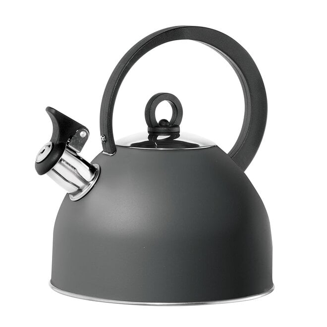 Oggi Stovetop 1.7L Whistling Tea Kettle (Black)