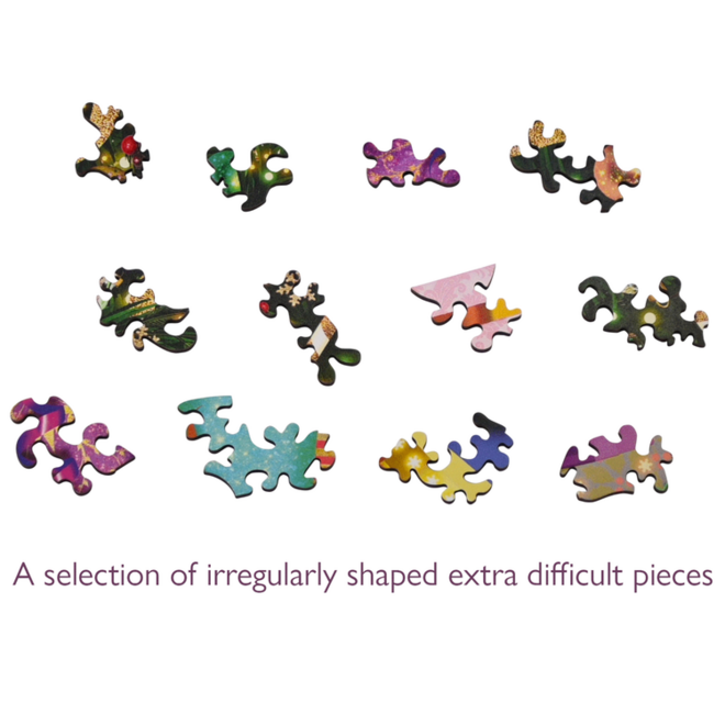 Tree-ditional Golden Christmas 450-Piece Puzzle