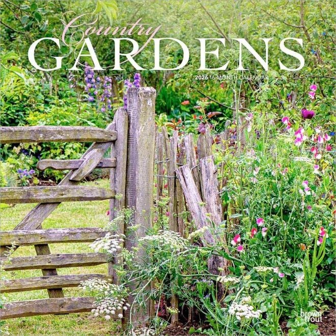 Country Gardens 2026 Wall Calendar