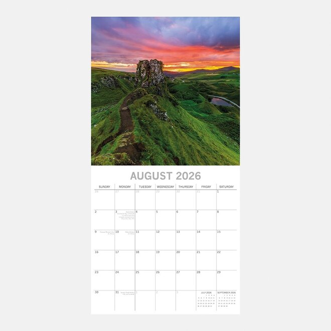 Beautiful Britain 2026 Wall Calendar