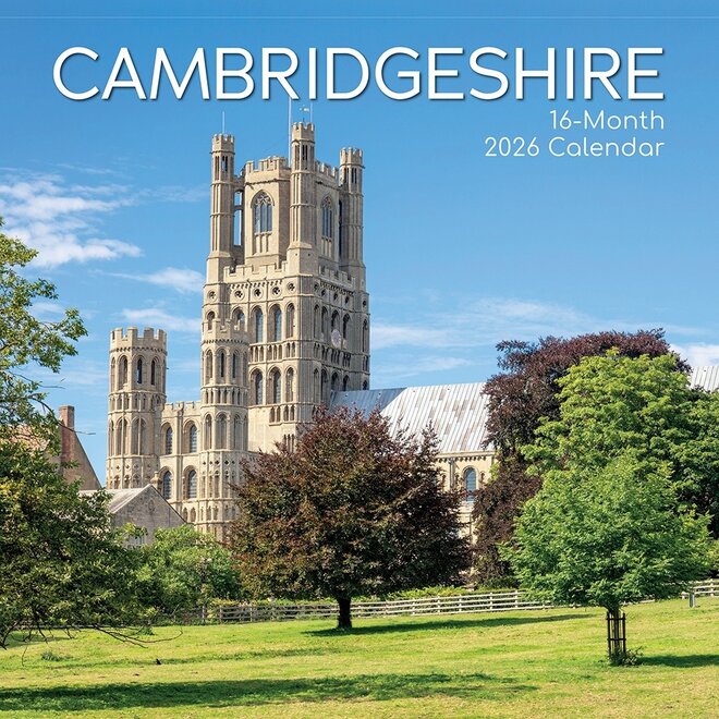 Cambridgeshire 2026 Wall Calendar