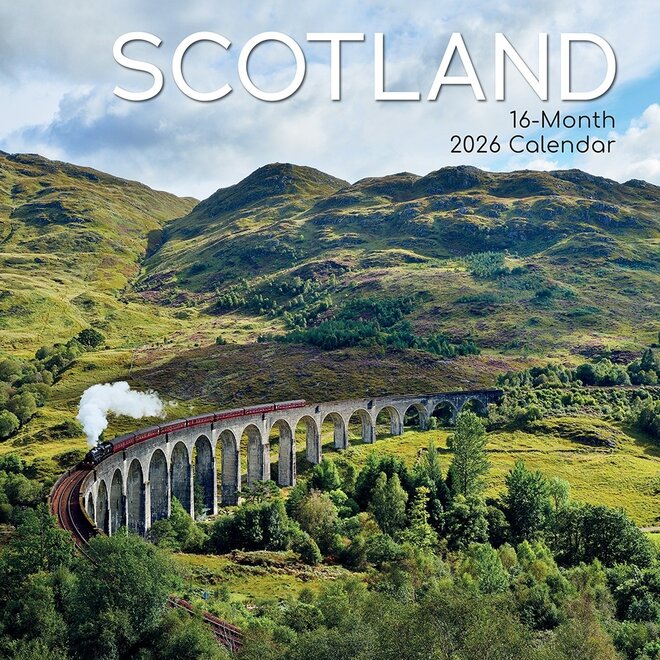 Scotland 2026 Wall Calendar