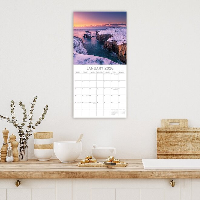 Cornwall 2026 Wall Calendar