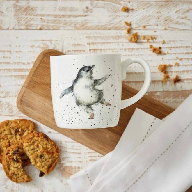 'Congratulations' Penguin Large Mug