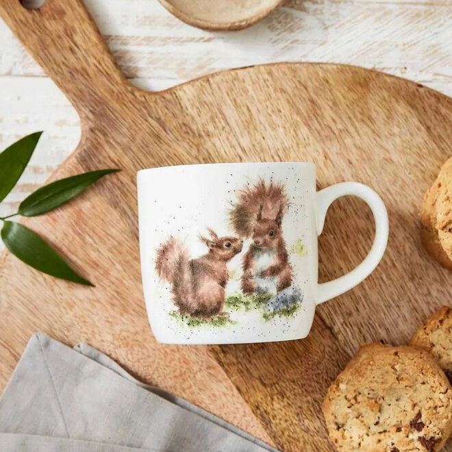 'Between Friends' Squirrel Small Mug