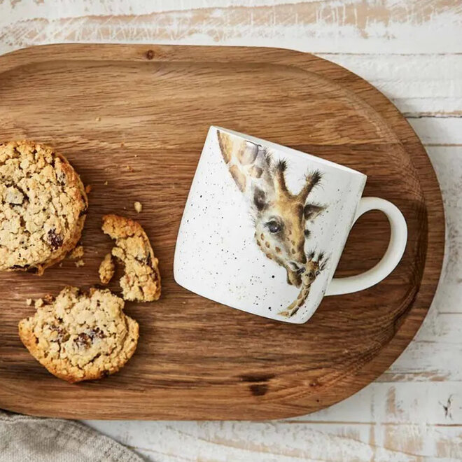 'First Kiss' Giraffe Small Mug