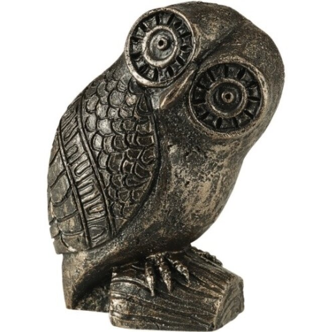 Roman Resin Owl
