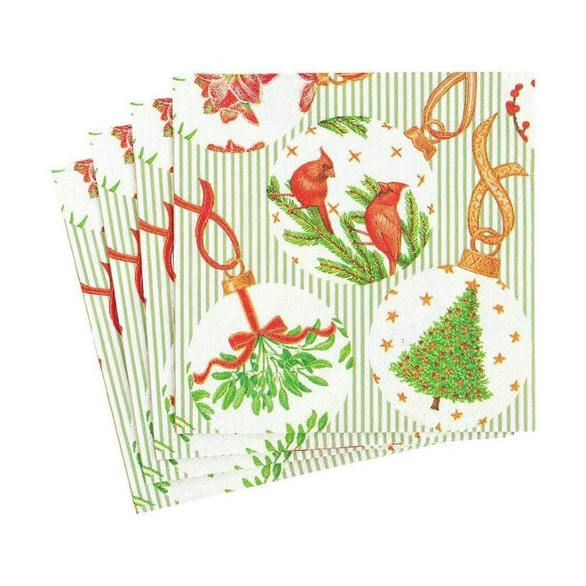 Botanical Ornaments Paper Cocktail Napkins