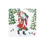 Woodland Santa Paper Cocktail Napkins