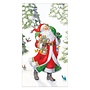 Woodland Santa Paper Hostess Napkins