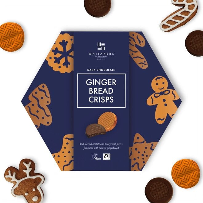 Whitaker's Dark Chocolate Gingerbread Crisps