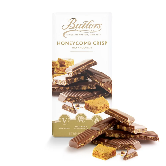 Butlers Honeycomb Crisp Milk Chocolate Bar