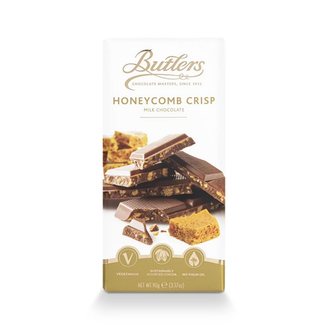 Butlers Honeycomb Crisp Milk Chocolate Bar