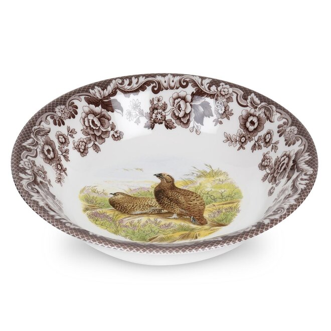 Woodland Ascot Cereal Bowl (Red Grouse)