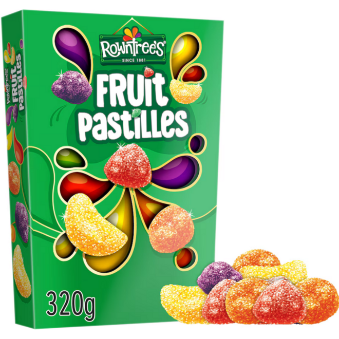 Rowntrees Fruit Pastilles Carton 320g