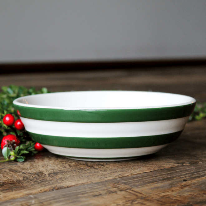 Adder Green Cornishware Cereal Bowl