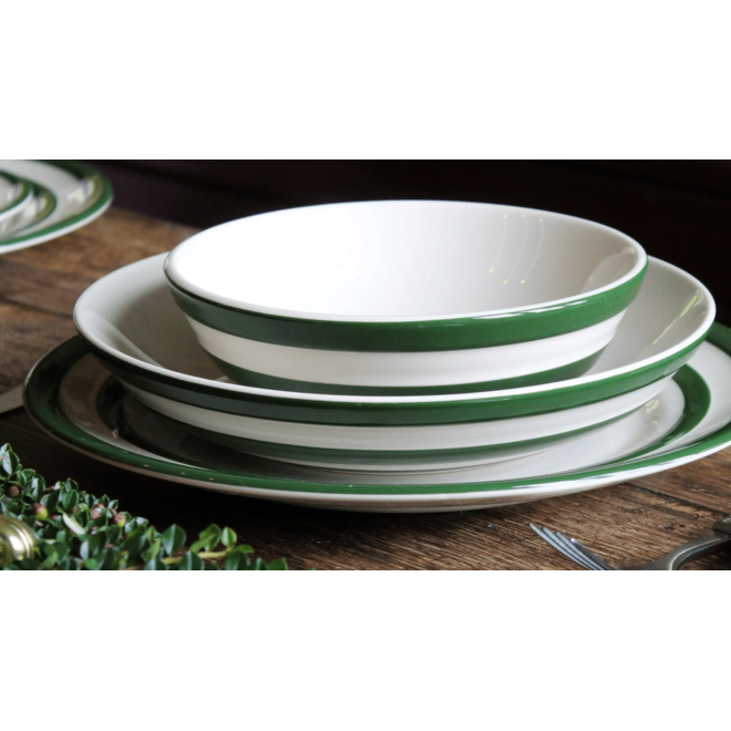 Adder Green Cornishware Cereal Bowl