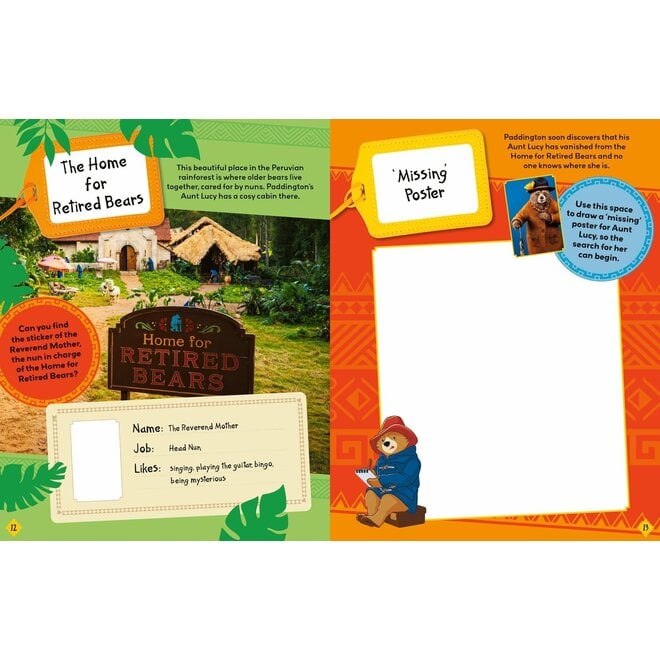 Paddington in Peru: Movie Sticker Activity Book