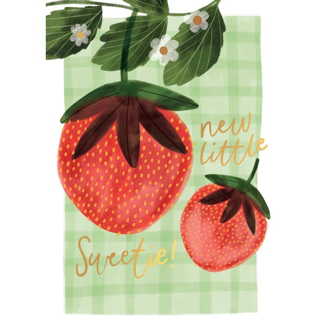 New Little Sweetie New Baby Card