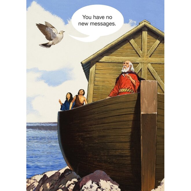 No New Messages Greeting Card