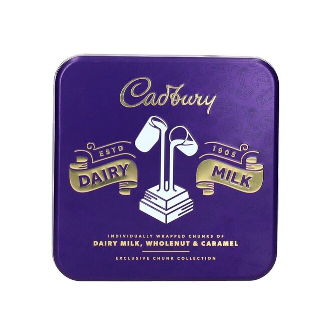 Cadbury Dairy Milk Mixed Chunks Tin 360g