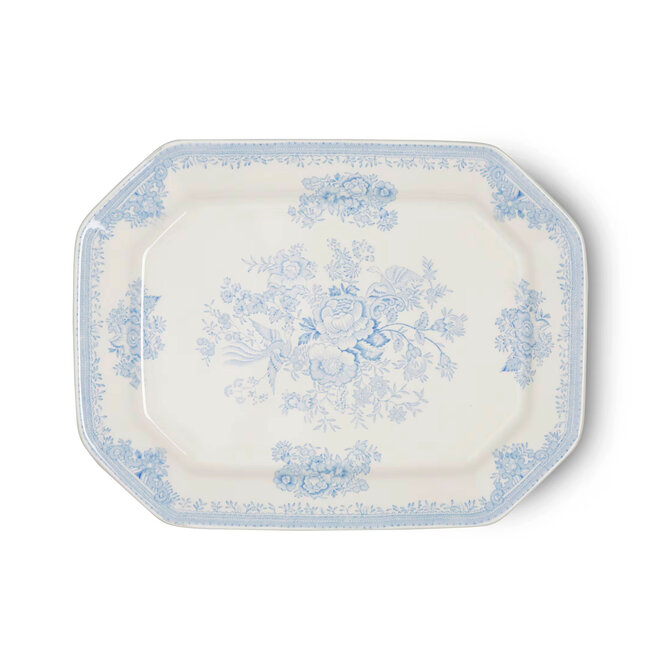 Blue Asiatic Pheasants Large Rectangular Dish