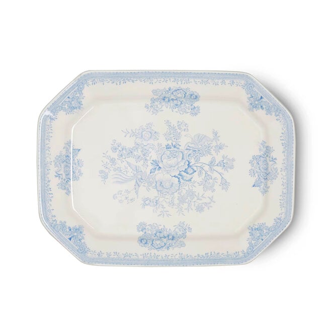 Blue Asiatic Pheasants Large Rectangular Dish