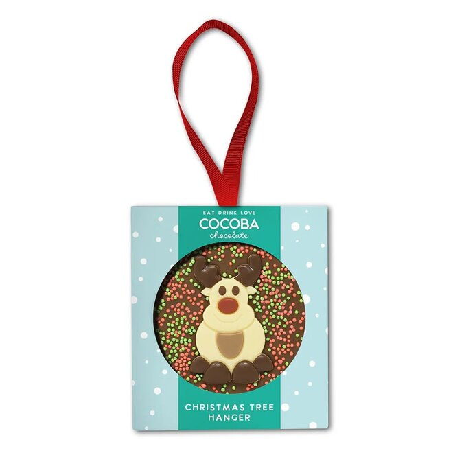 Reindeer Milk Chocolate Christmas Tree Hanger