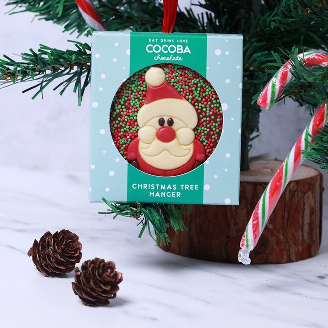 Christmas Santa Milk Chocolate Tree Hanger