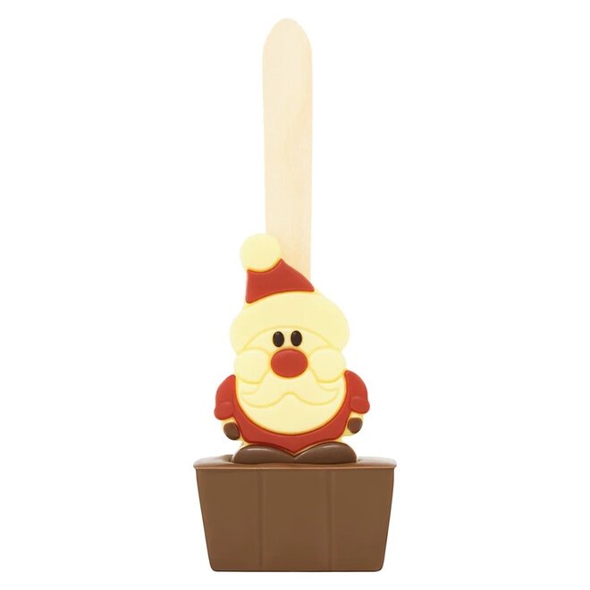 Santa Milk Chocolate Hot Chocolate Spoon
