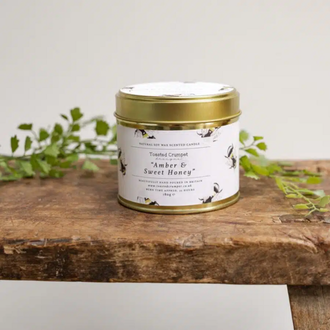 Amber & Sweet Honey Candle