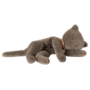 Sleeping Kitten Plush, Medium - Grey