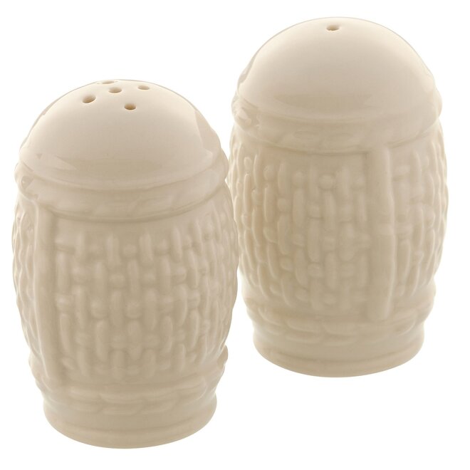 Belleek Galway Weave Salt & Pepper Shaker