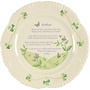 Belleek Classic Harp Mother Connemara Plate