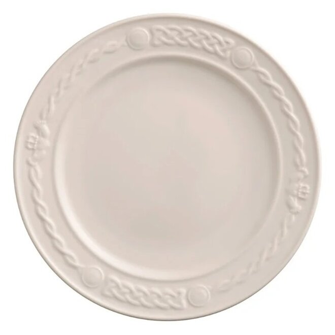Belleek Classic Claddagh Dinner Plate
