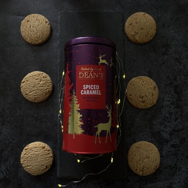 Dean's Spiced Caramel Shortbread Rounds Tin