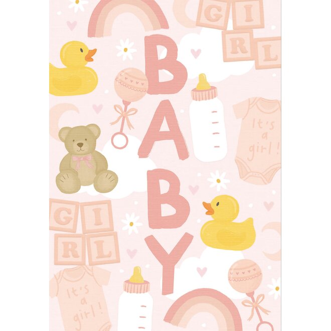 New Baby Girl Card